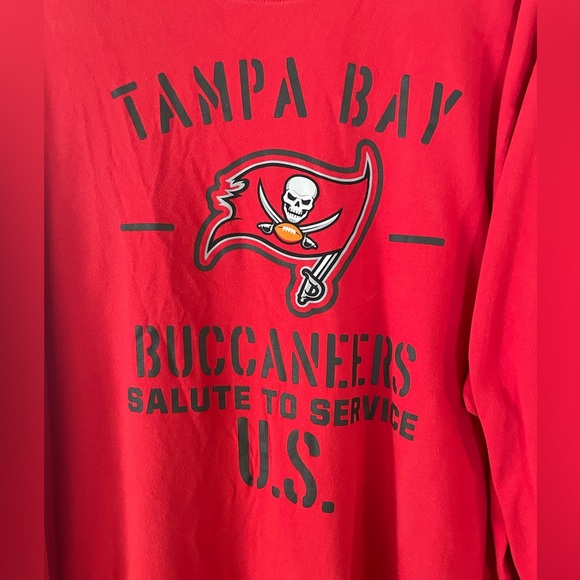 Tampa Bay Buccaneers Nike On Field Apparel “Salute To Service” Long Sleeve Tee - Picture 3 of 9